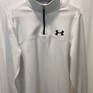 Under Armour white quarter zip sweatshirt